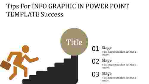 Simple Infographic In PowerPoint Template With Steps